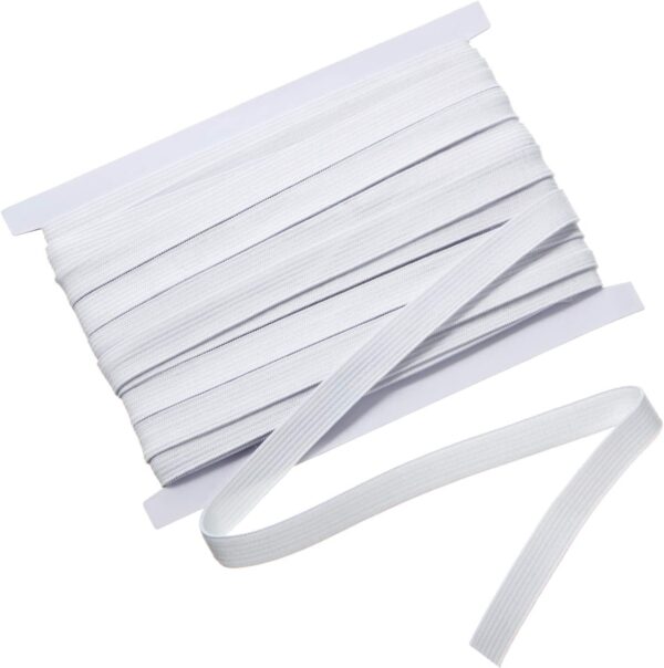 8mm White Elastic – Special Raj